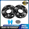 2Pcs 1" Hub Centric Wheel Spacers for Chevrolet Camaro SS Malibu Impala (2010–2019)
