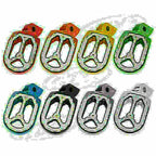 Shark Teeth Foot Pegs for Yamaha YZ85 YZ125 YZ250 YZ450F (1999–2015)