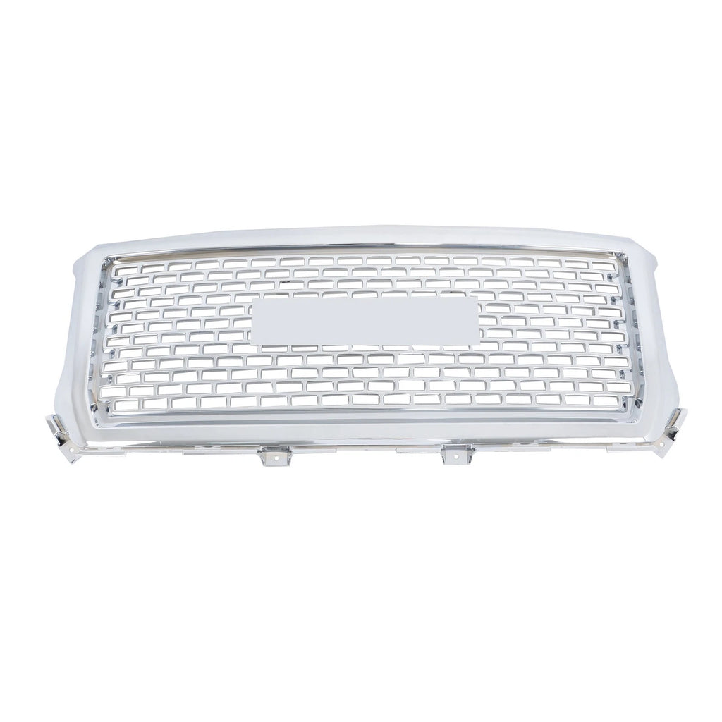 Chrome Mesh Front Bumper Upper Grille for GMC Sierra 1500 Denali (2014â2015)