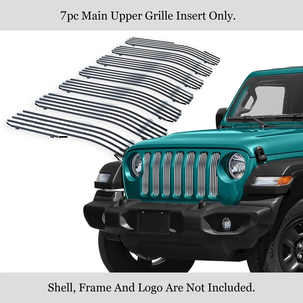 Stainless Chrome Billet Grille Insert for Jeep Gladiator (2020-2021)