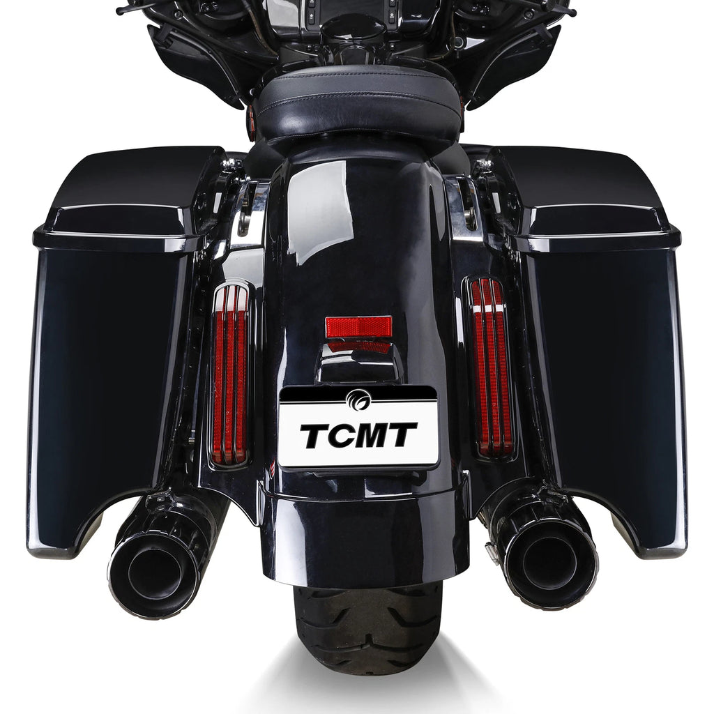 4" Extended Hard Saddlebags for Harley Touring CVO Street Road Glide (2014–2024)