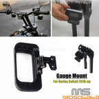 Digital Gauge Relocate Bracket for Harley Softail FXBB FXBBS FXBR FXST (2018-2021)