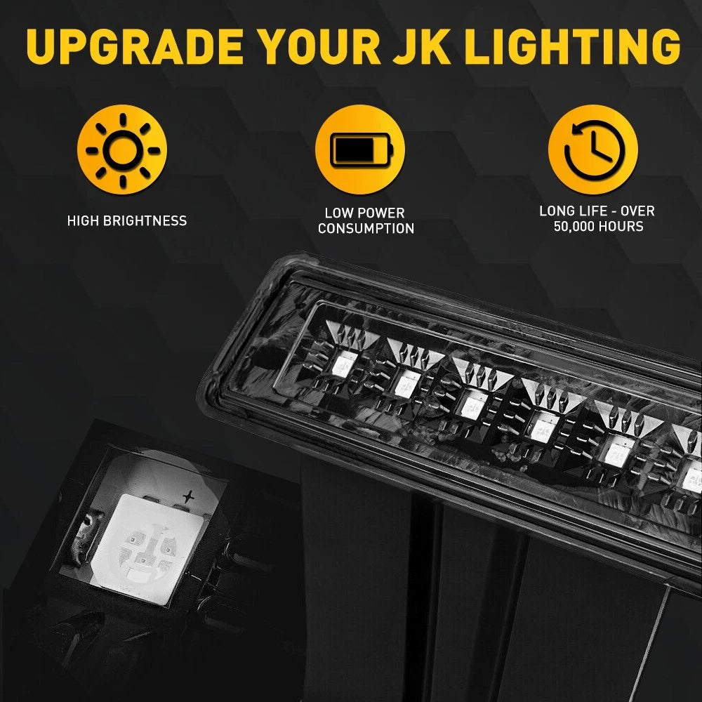 LED Third Brake Light for Jeep Wrangler JK (2007â2018)