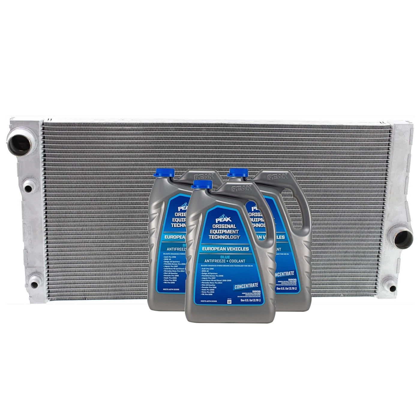 Set of 2 Radiators for BMW 535i GT ActiveHybrid 5 xDrive 740Li