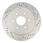 2x Rear Drilled & Slotted Brake Rotors for Nissan Pathfinder (2004–2012)