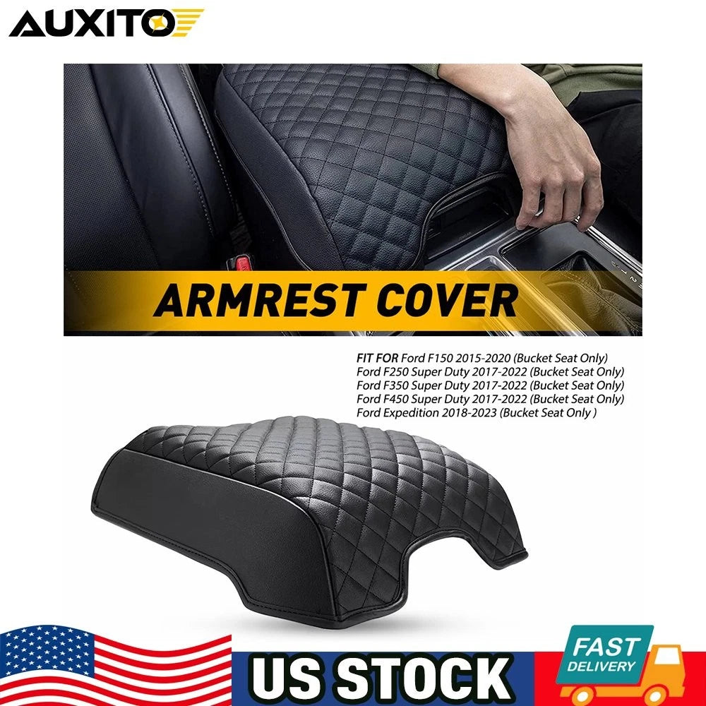 Center Console Cover Armrest Lid for Ford F150 F250 F350 (2015–2022)