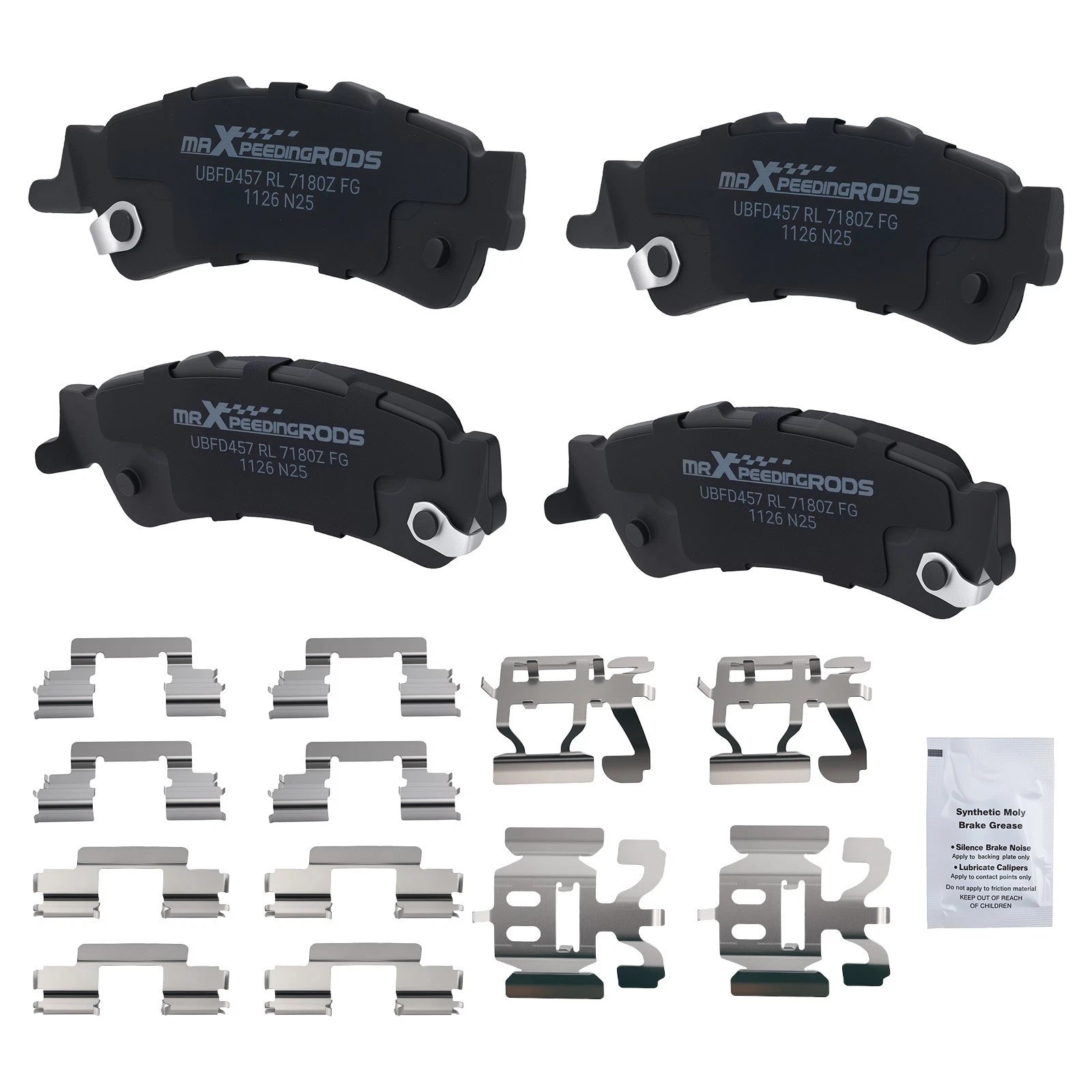 Rear Ceramic Brake Pads for Cadillac DeVille/DTS (2000-2011) Heavy Duty
