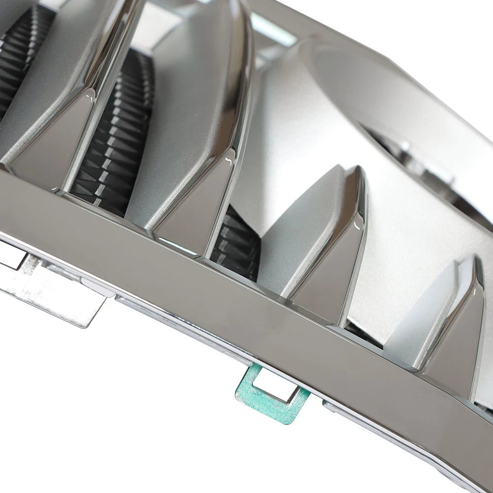 Set of 2 Front Upper Grille Replacements for Buick Lacrosse (2010-2013) Chrome