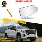 Passenger Lower Heated Mirror Glass for Chevy Silverado 1500 2500HD (2020–2021)