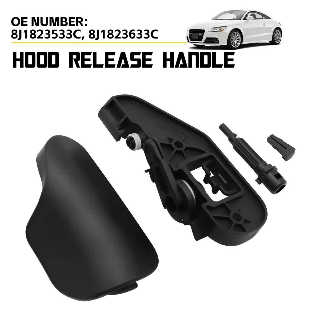 Hood Latch Release Handle for Audi TT, TTs (2008–2015) 8J1823533C 8J1823633C