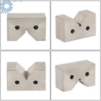 Set of 2 Cast Iron V-Blocks for Precision Machining