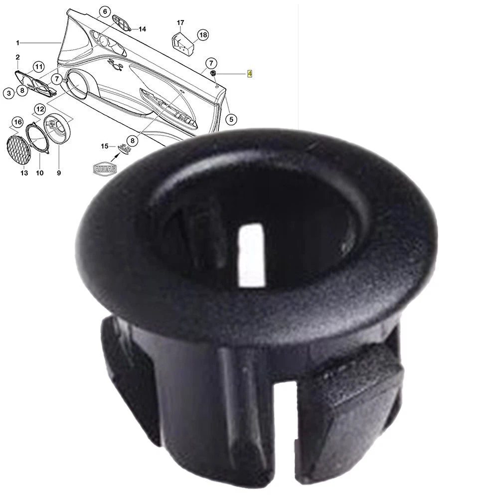 Left Door Lock Pin Button Trim for BMW E46 E63 E64 (1998–2010)