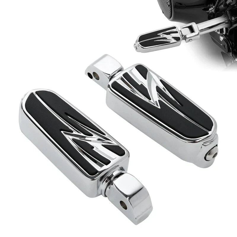 Chrome Passenger Pegs for Harley Softail Heritage Classic (2018-2025)