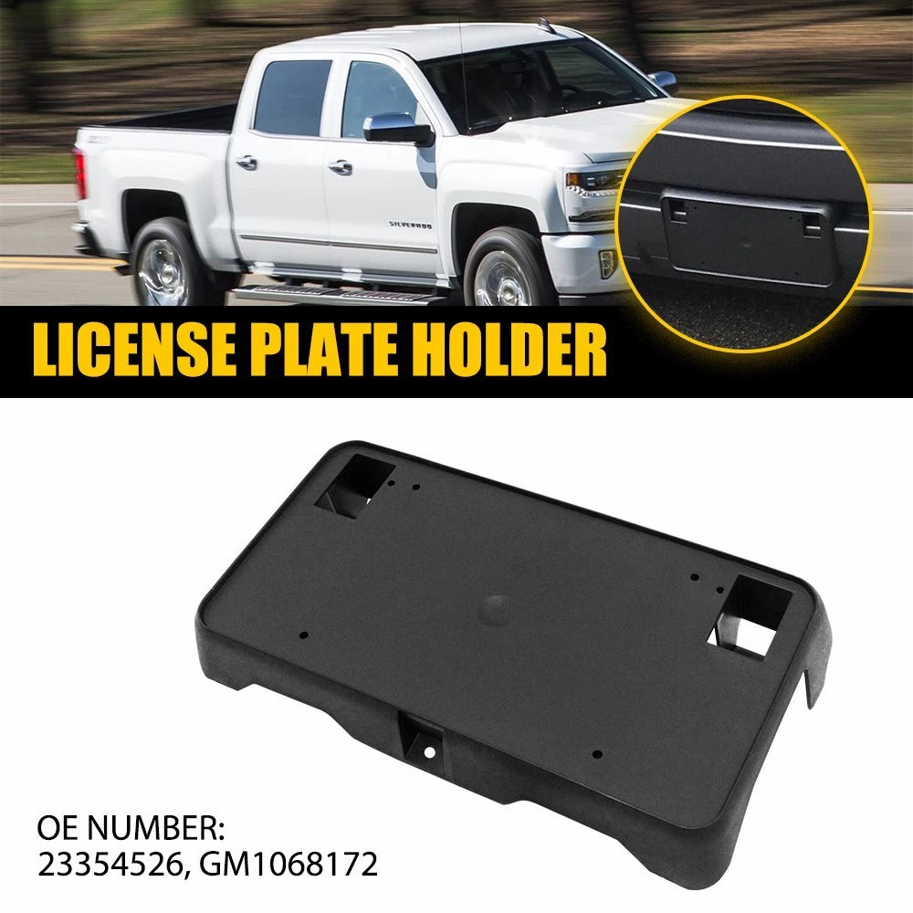 Front License Plate Bracket Holder for Chevy Silverado 1500 (2016–2018)