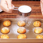 304 Stainless Steel Flour Sifter 40 Mesh Handheld Tool for Baking