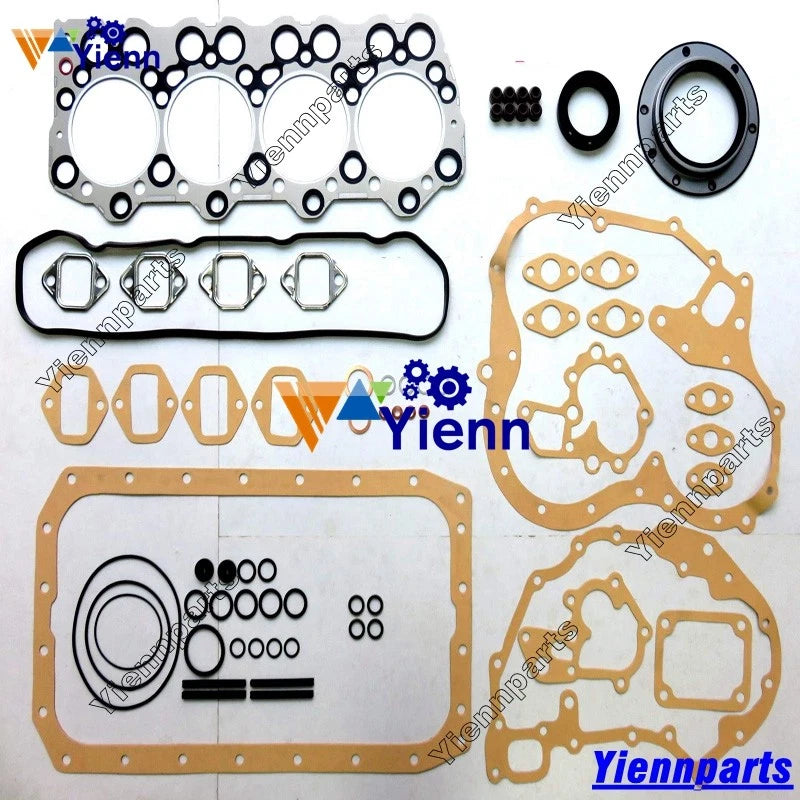 Full Overhaul Gasket Kit for Mitsubishi Kato HD512 HD510 HD250 (4D30 4D31)