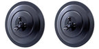 5 Inch Side Rear View Mirrors Pair with Ribbed Back for Nissan Navara (2005–2015)