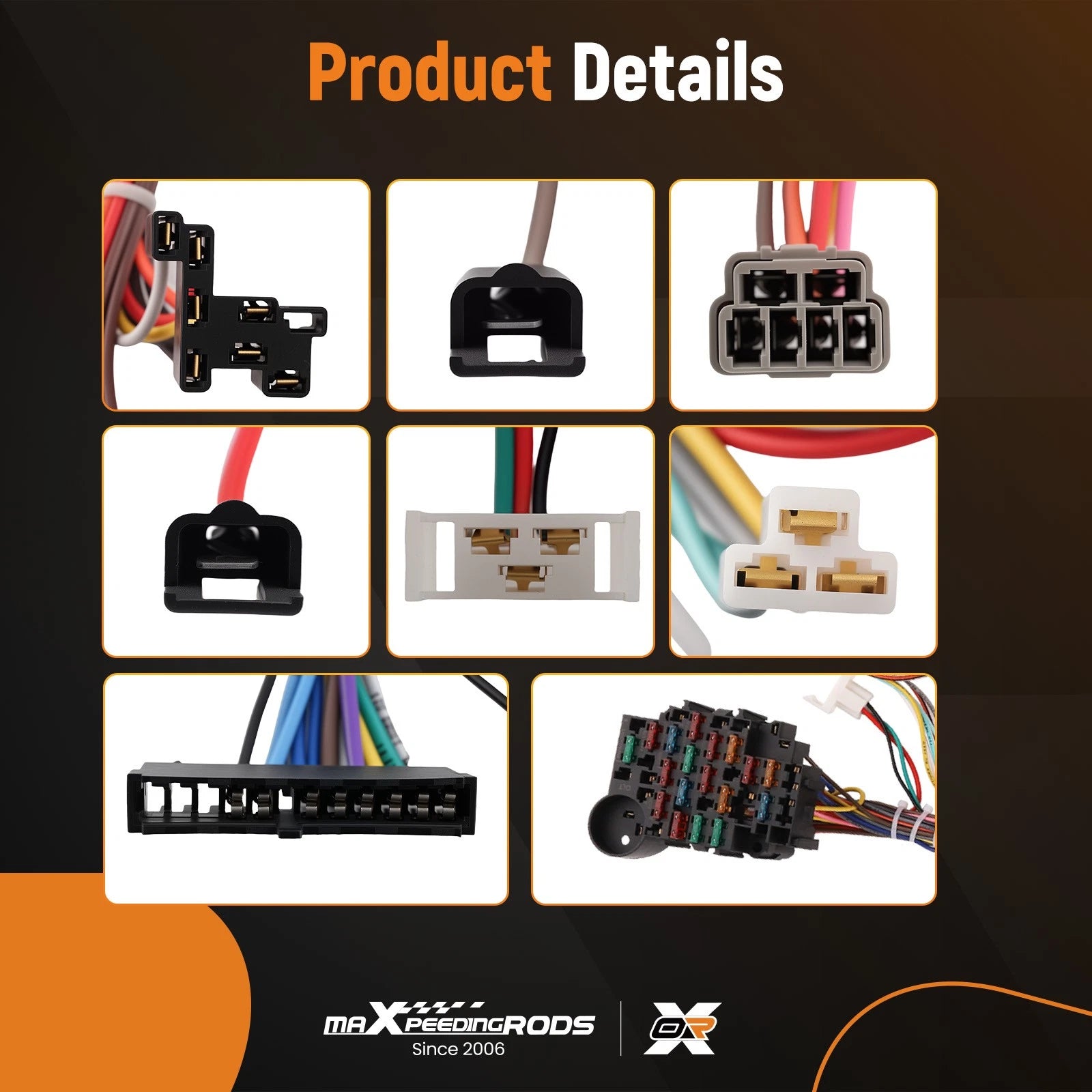 22 Circuit Universal Wiring Harness Kit for Chevy GMC Pickup Truck (1960–1982)