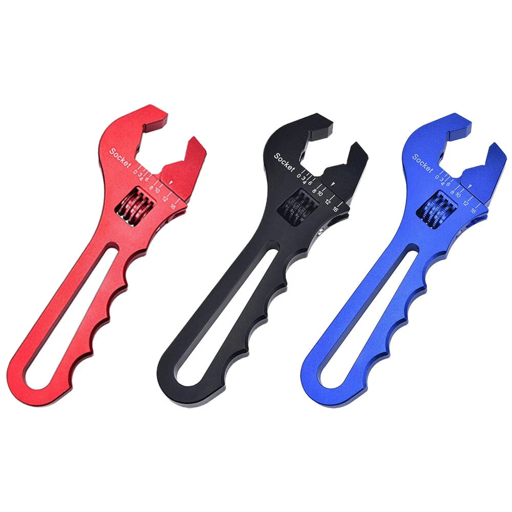 3X Adjustable Wrench 3AN-16AN for Hose End Fitting