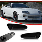 2X Smoked Lens Front Bumper Side Marker Lights for Toyota Supra (1997–1998)