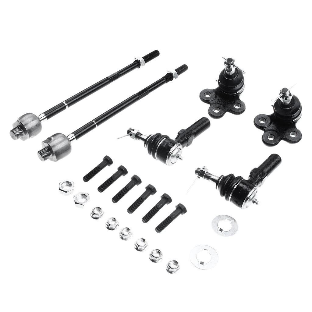 Set of 6 Tie Rod Ends and Ball Joints for Buick Cadillac Pontiac