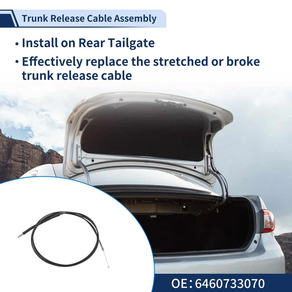 Trunk Lid Release Cable for Toyota Camry (2002–2006) No. 6460733070