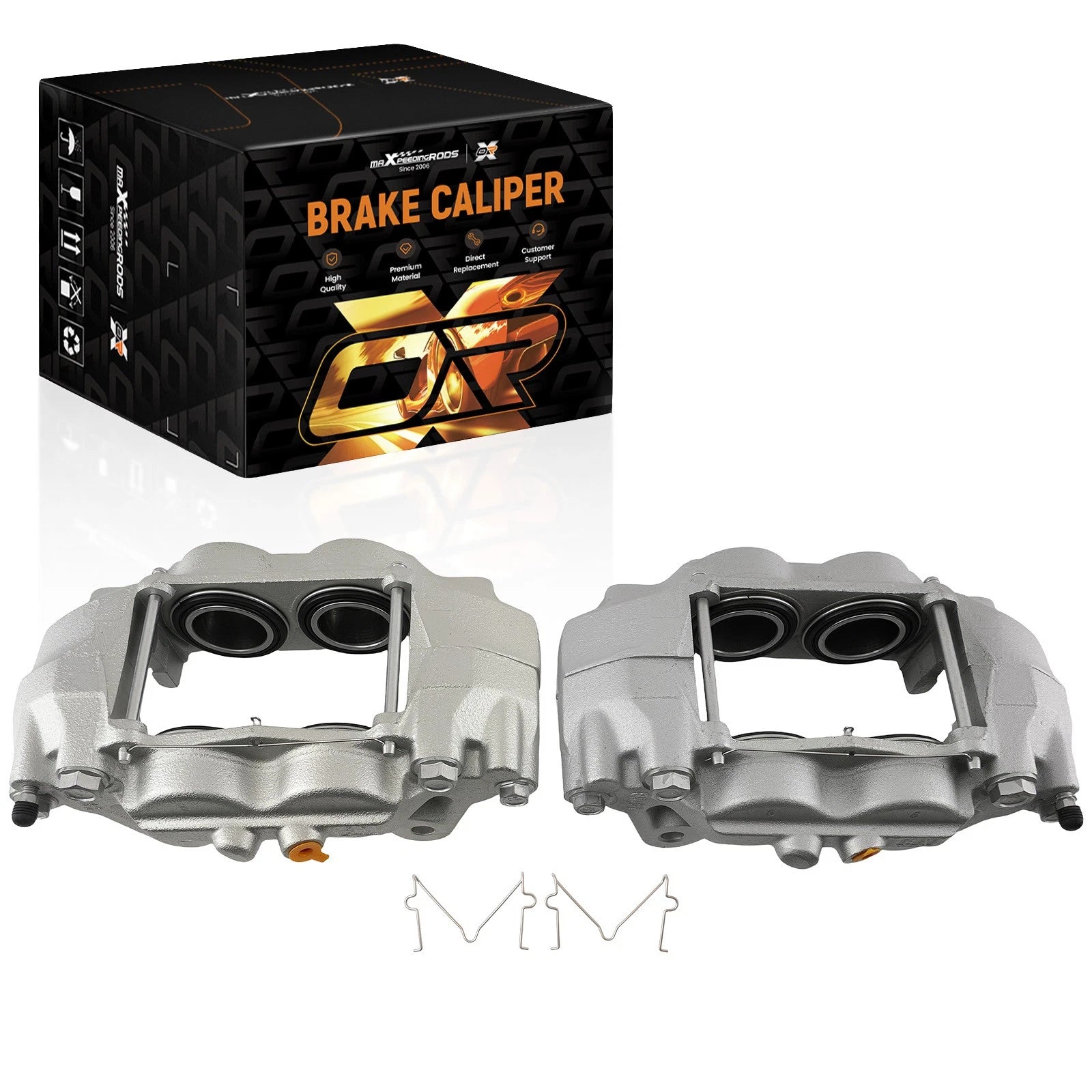 Front Left & Right Disc Brake Calipers for Toyota 4Runner Lexus GX460 (2010–2015)
