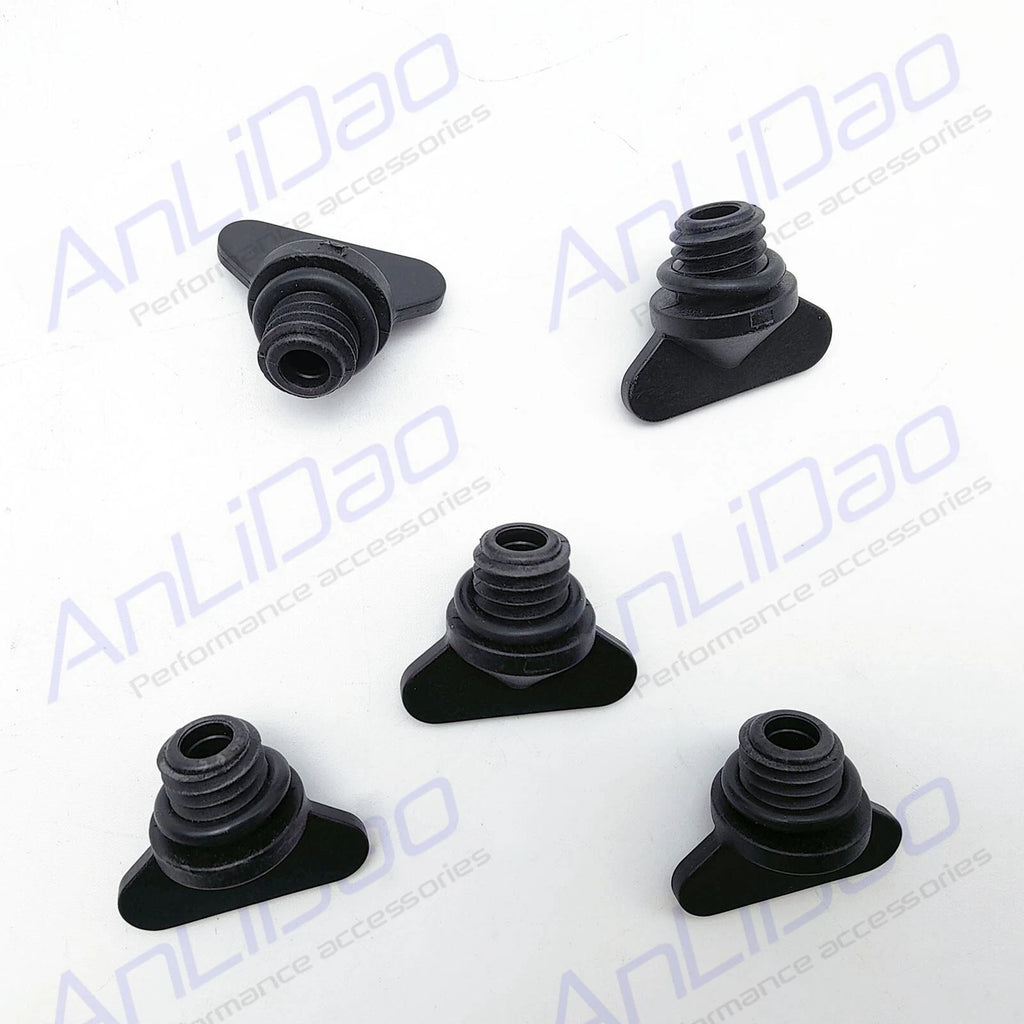 Set of 5 Drain Plug Screws for MerCruiser Manifold & Block (22-806608A02, 18-4226)