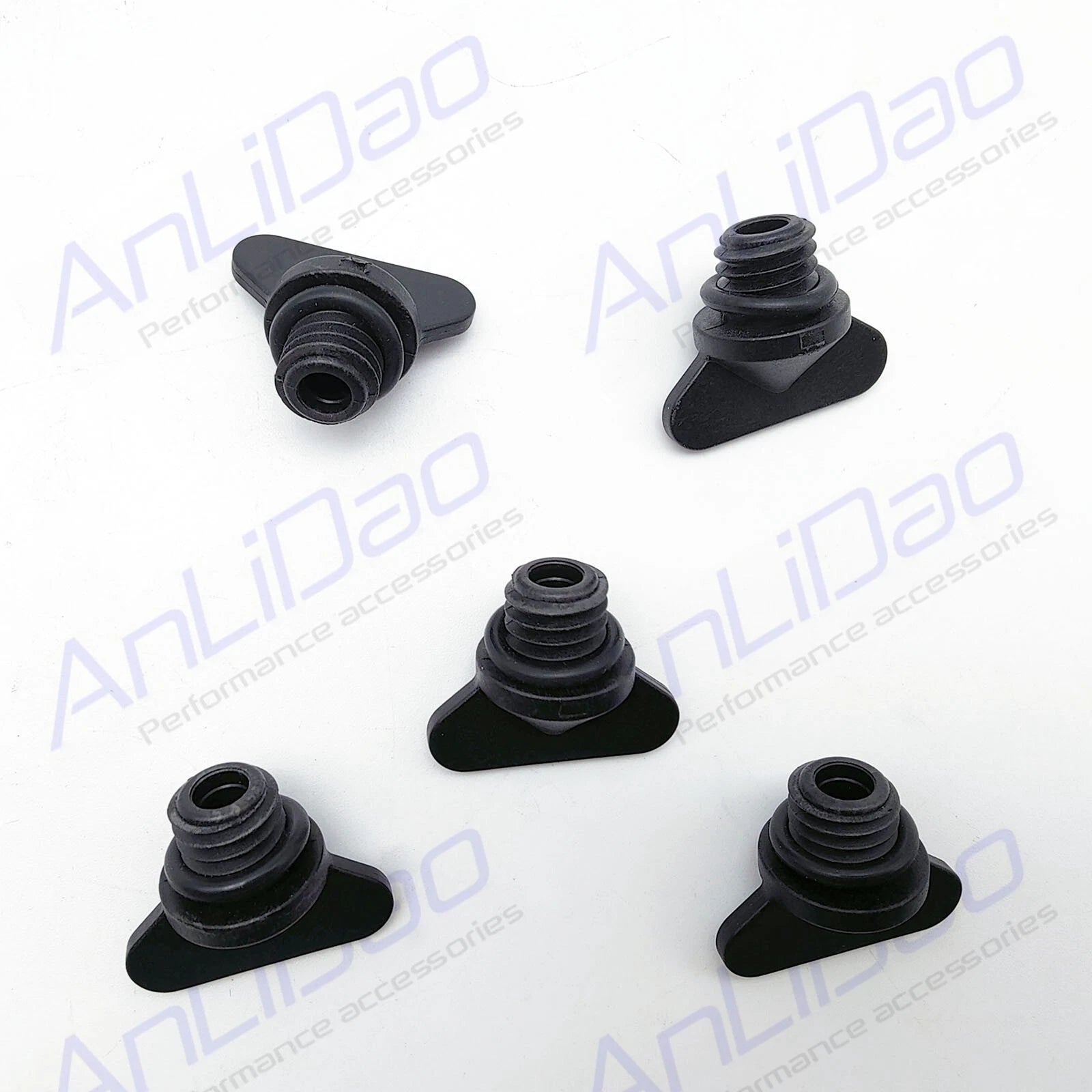 Set of 5 Drain Plug Screws for MerCruiser Manifold & Block (22-806608A02, 18-4226)
