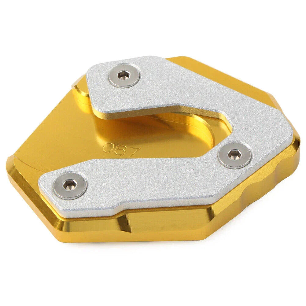 CNC Gold Side Kickstand Extension Plate for Yamaha MT-09 Tracer, XSR 900