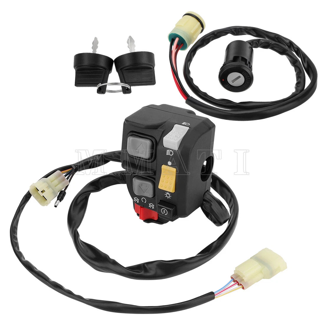 Start Stop Switch & Key Switch for Honda TRX450FE TRX450ES (1998–2004)