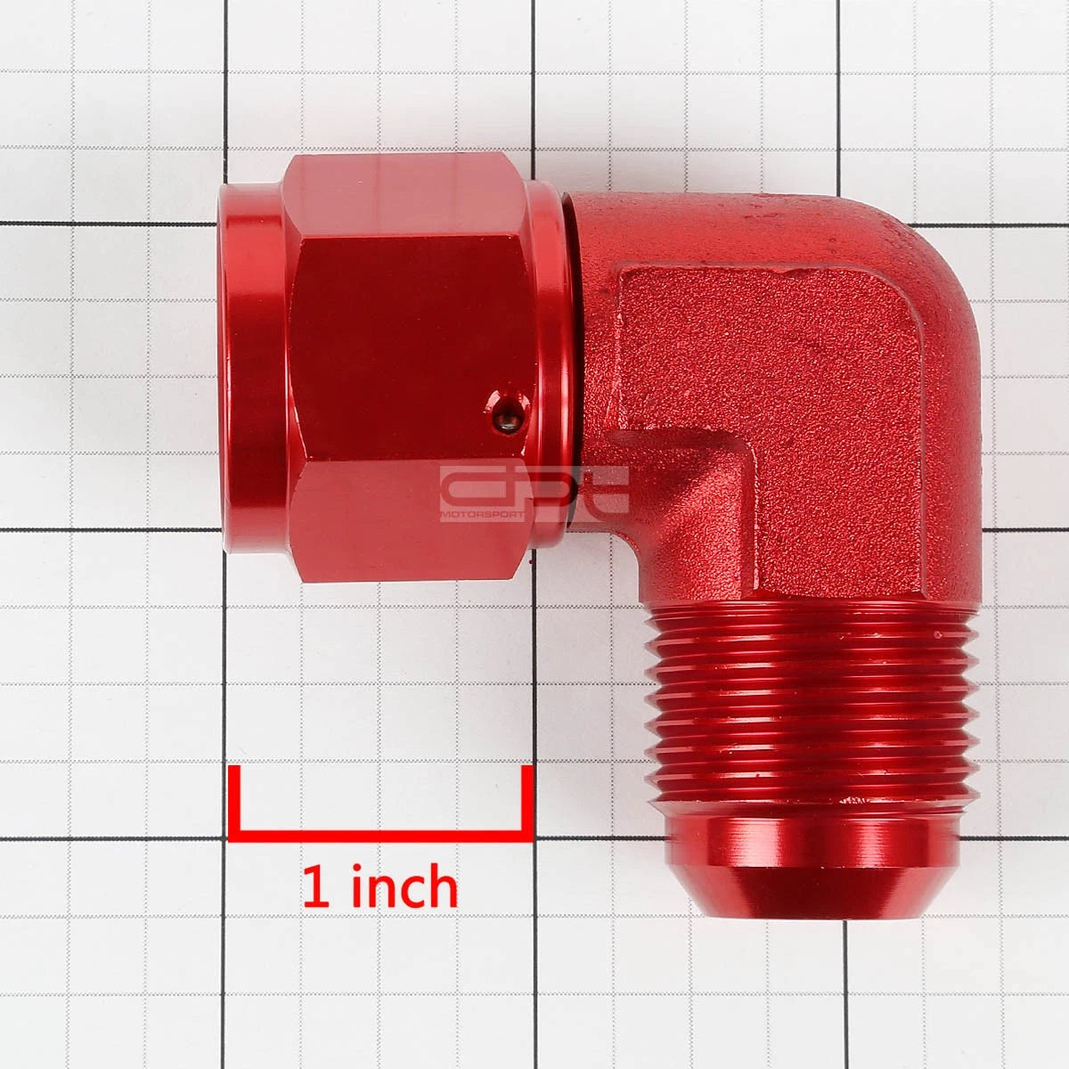 12AN 90 Degree Bulkhead Flare Fitting for Universal Applications (AN-12)