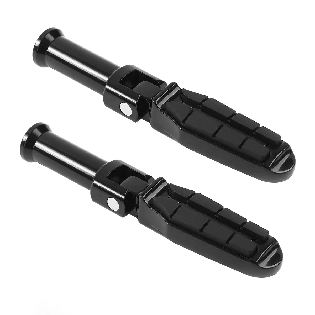 Black Rear Passenger Foot Pegs for Harley Softail Standard (2018–2025)