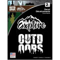 2X Chroma Explore Outdoors Decal Badge Emblem Sticker for Truck (25082)
