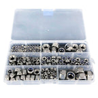 Hexagon Socket Bolts Nuts Set 185 pcs