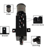 1L Aluminum Oil Catch Can for Universal Applications (Baffled, 10AN)