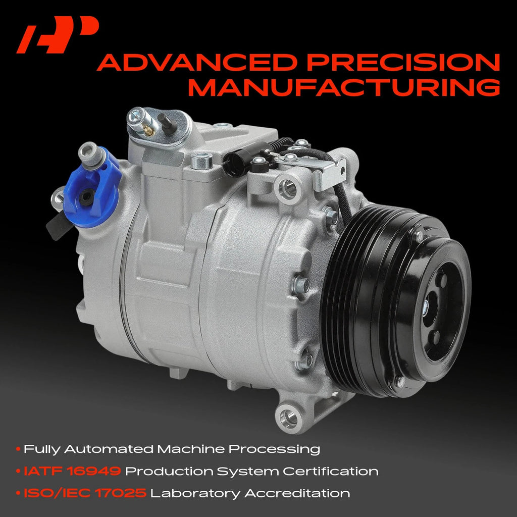 A/C Compressor with Clutch for BMW 323Ci 325xi 328i 525i 530i (2000–2006)