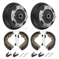 Set of 2 Front Brake Drums & Brake Shoes Kit for Kawasaki Mule SX (2017–2024)