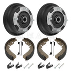 Set of 2 Front Brake Drums & Brake Shoes Kit for Kawasaki Mule SX (2017–2024)