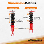 Coilover Shocks Springs Kit for Nissan 350Z (2003-2009)