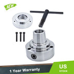 5C Collet Lathe Chuck for 2-1/4" x 8 Threaded Hole Connection Plate (5")