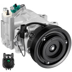A/C Compressor w/ 6-Groove Pulley for Hyundai Accent Veloster (2012–2014)
