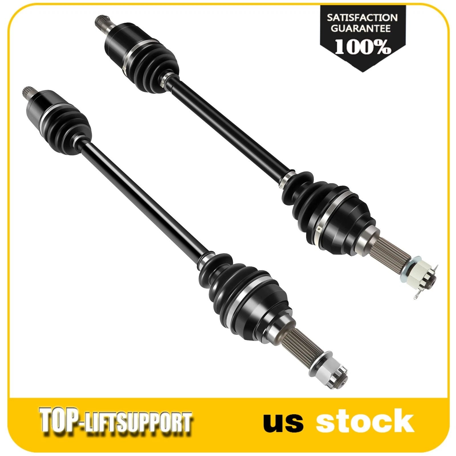 2X Front CV Axle Shaft Assembly for John Deere Gator XUV (2011–2020)
