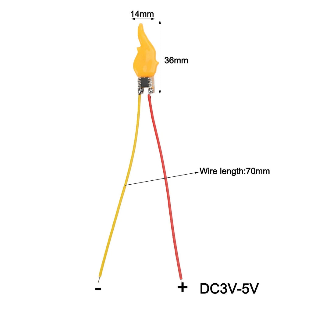 LED Candle Lights Flickering Flame Effect for Birthday Party Home Use