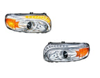 Projection Headlights Replacement with LED Light Bar for Peterbilt 388 389 (2016–2025)