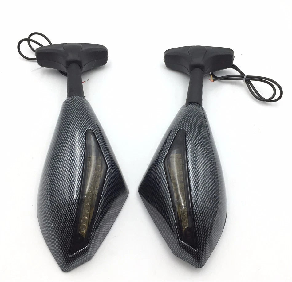 LED Turn Signal Mirror Smoke for Honda CBR125R CBR150R Suzuki SV650S Katana TL1000