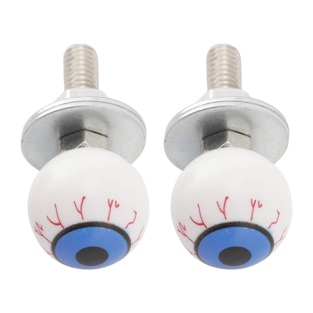 2X Eyeball License Plate Bolts for Motorcycle (Universal Fit)