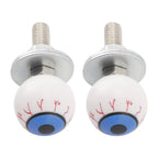 2X Eyeball License Plate Bolts for Motorcycle (Universal Fit)
