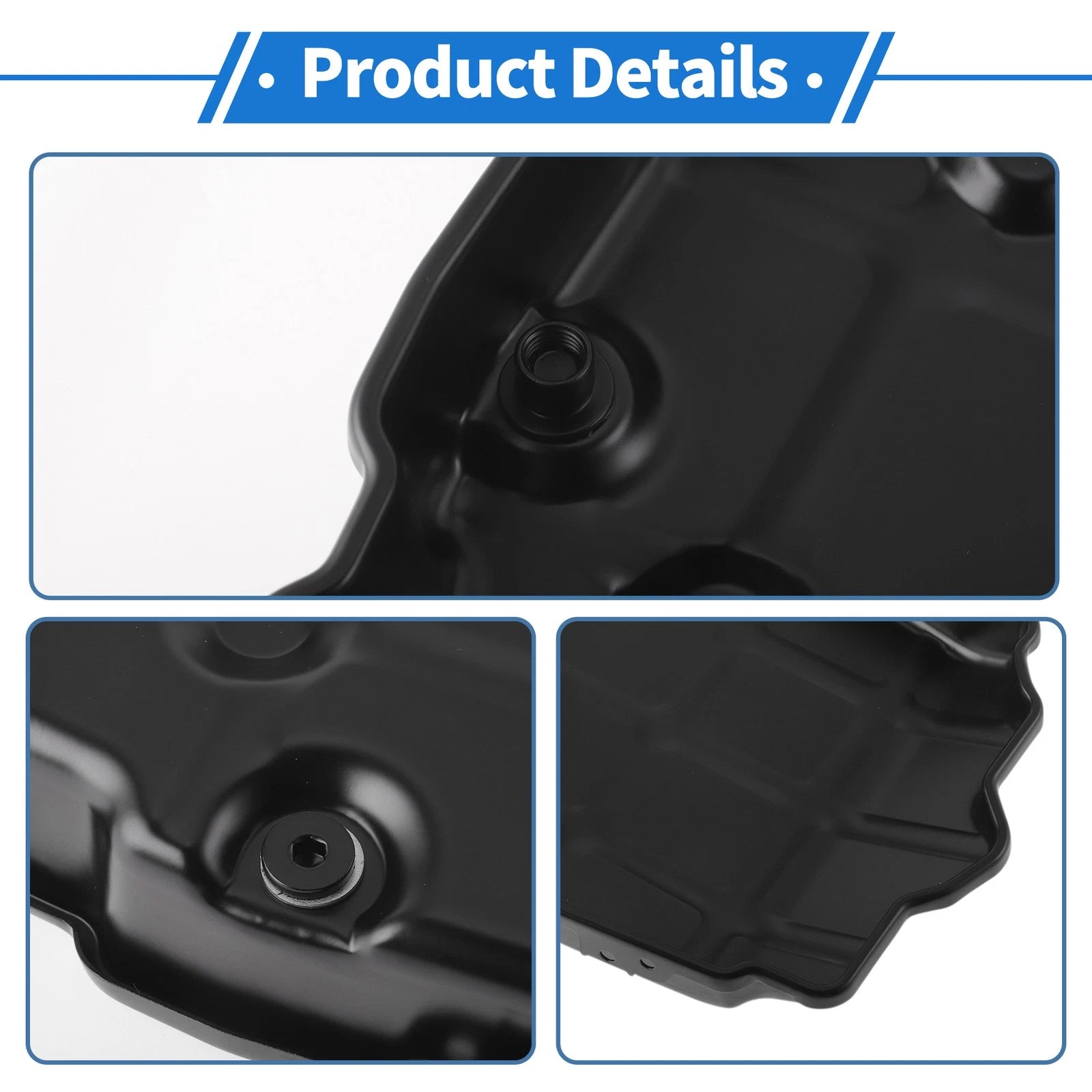 Engine Oil Pan for Mercedes-Benz E350 (2000–2017) No.2222700512 Aluminum Black