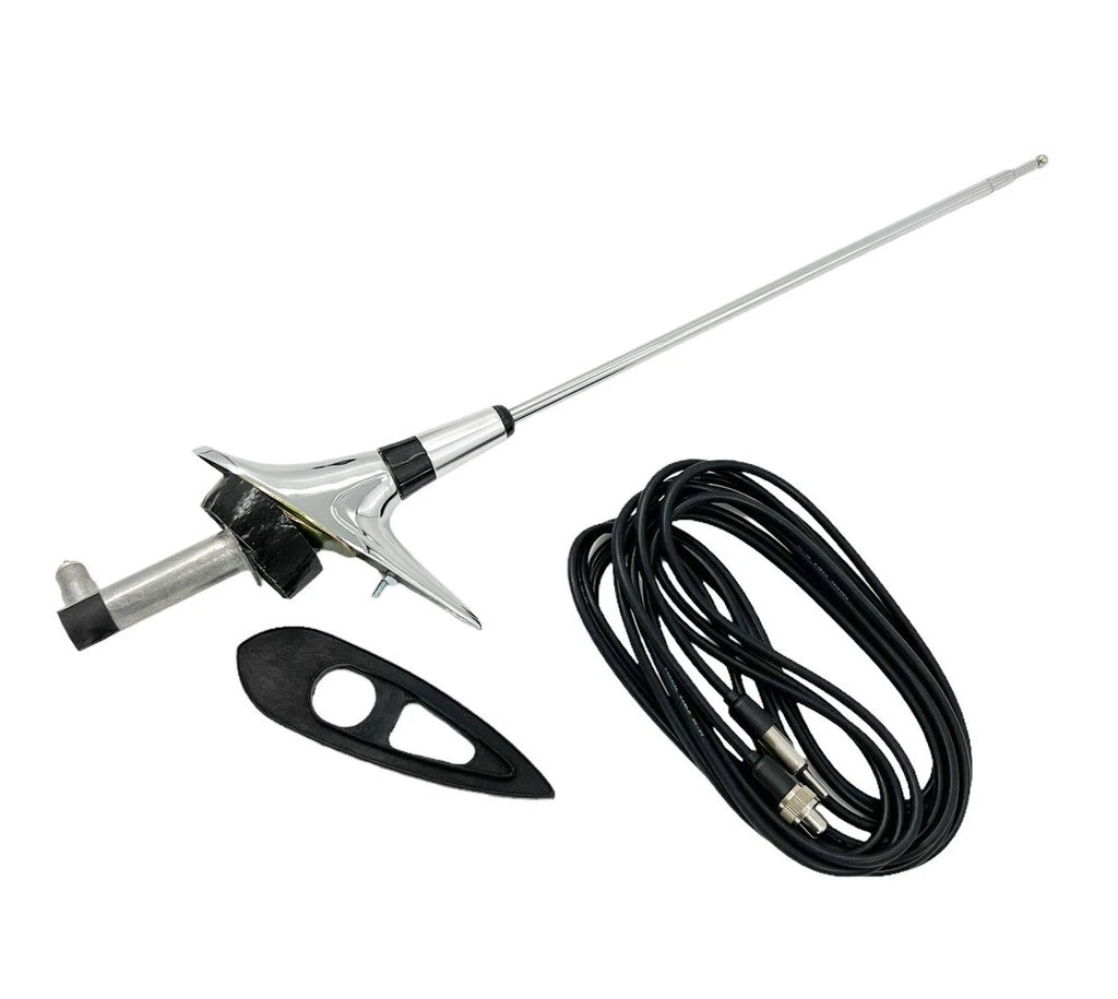 Rear RH Side Antenna Assembly w Cable for 1961-1962 Chevy Full Size